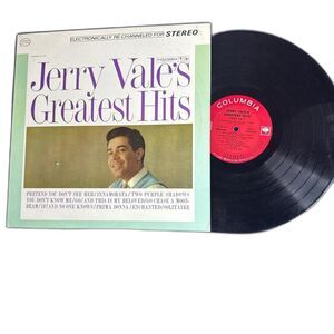 1963 Jerry Vale's Greatest Hits vinyl LP